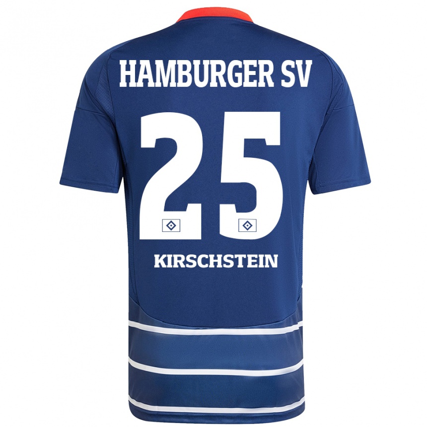 Women Football Merle Kirschstein #25 Dark Blue Away Jersey 2024/25 T-Shirt Za