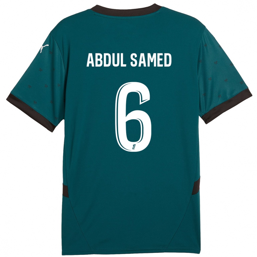 Women Football Salis Abdul Samed #6 Dark Green Away Jersey 2024/25 T-Shirt Za