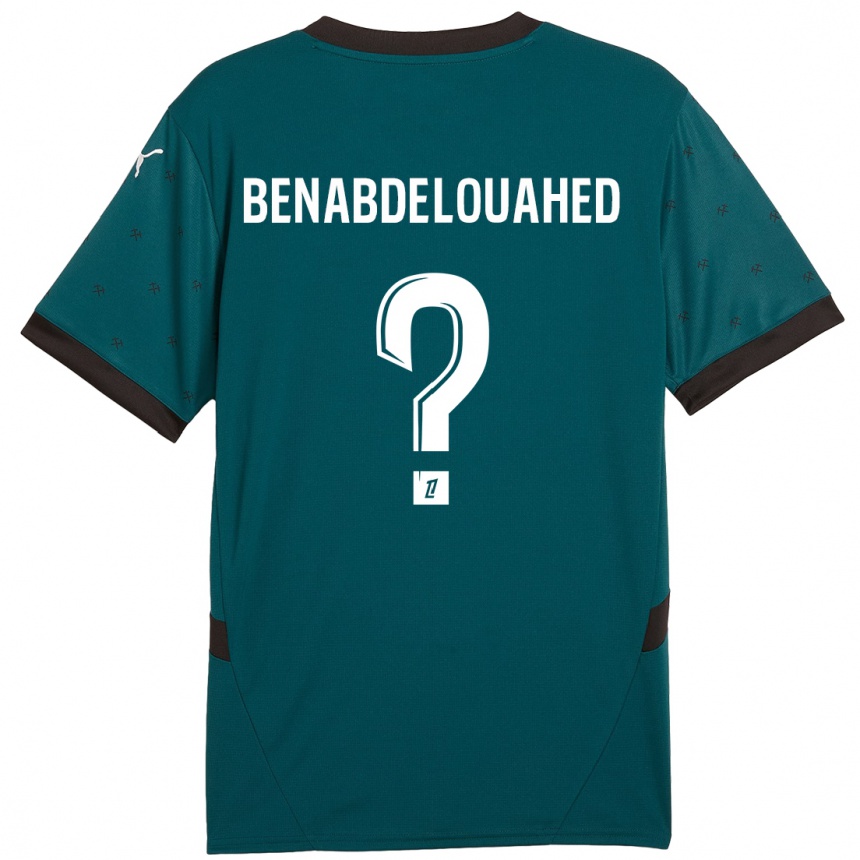 Women Football Kaïs Benabdelouahed #0 Dark Green Away Jersey 2024/25 T-Shirt Za