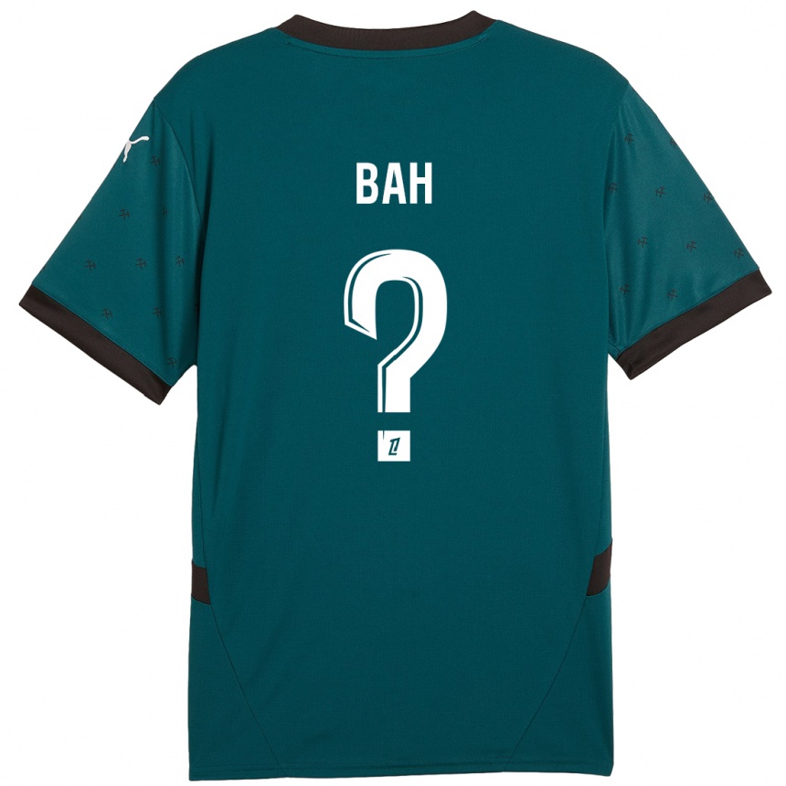 Women Football Alpha Bah #0 Dark Green Away Jersey 2024/25 T-Shirt Za