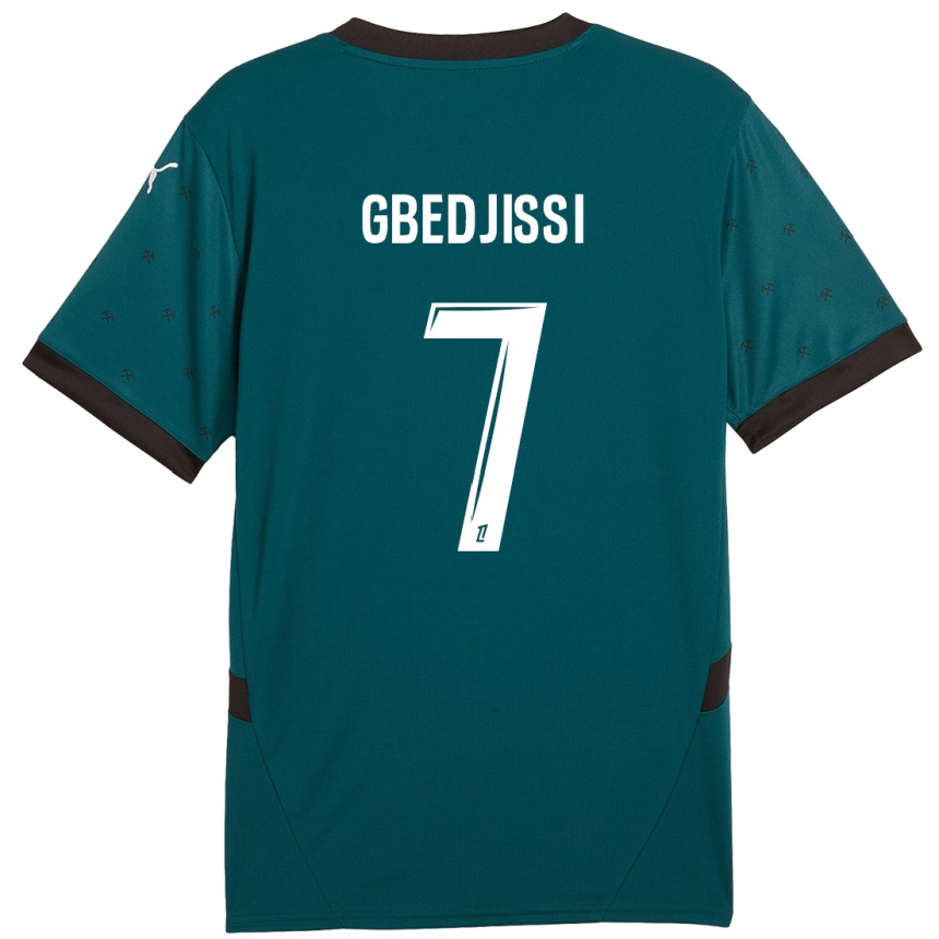 Women Football Aude Gbedjissi #7 Dark Green Away Jersey 2024/25 T-Shirt Za