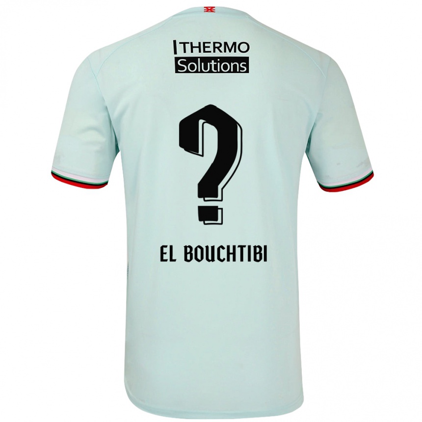 Women Football Ilias El Bouchtibi #0 Light Green Away Jersey 2024/25 T-Shirt Za