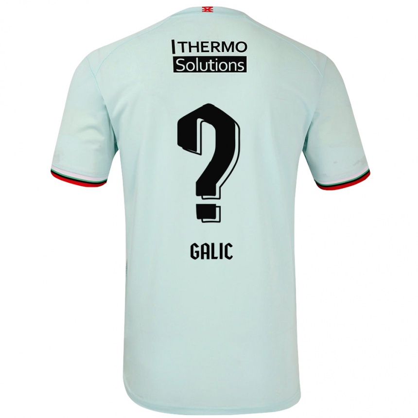 Women Football Daniela Galic #0 Light Green Away Jersey 2024/25 T-Shirt Za