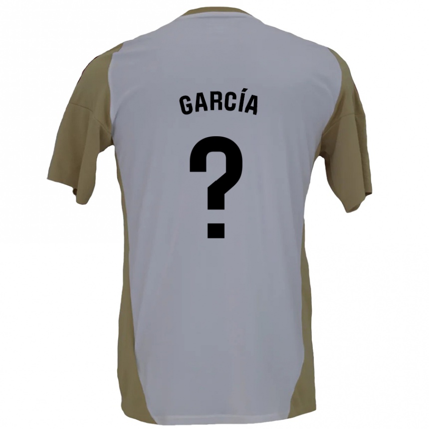 Women Football Alberto García #0 Brown White Away Jersey 2024/25 T-Shirt Za