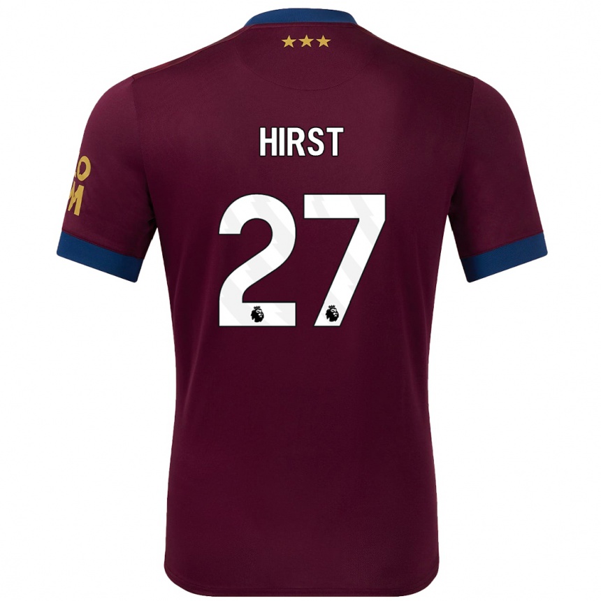 Women Football George Hirst #27 Brown Away Jersey 2024/25 T-Shirt Za