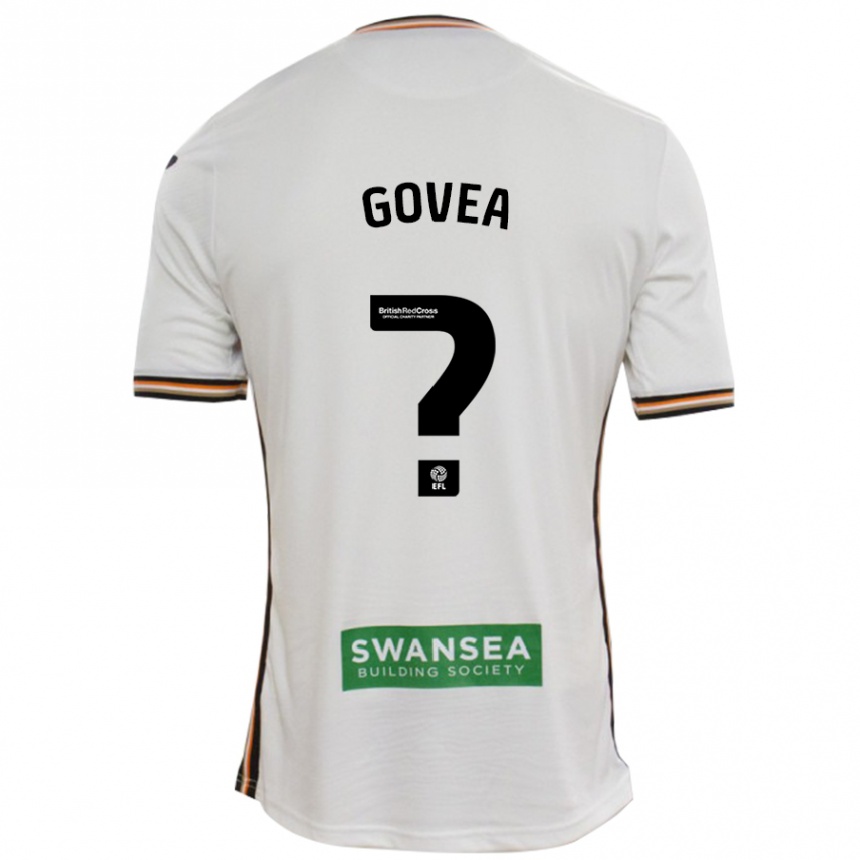 Kids Football Aimar Govea #0 White Home Jersey 2024/25 T-Shirt Za