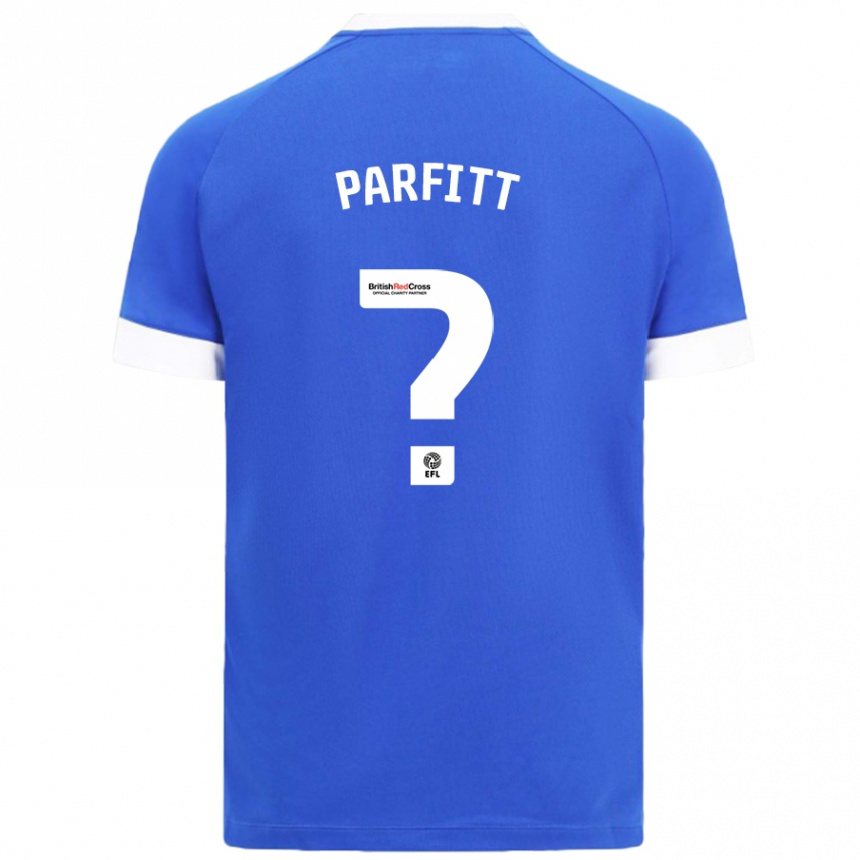 Kids Football T-Jay Parfitt #0 Sky Blue Home Jersey 2024/25 T-Shirt Za