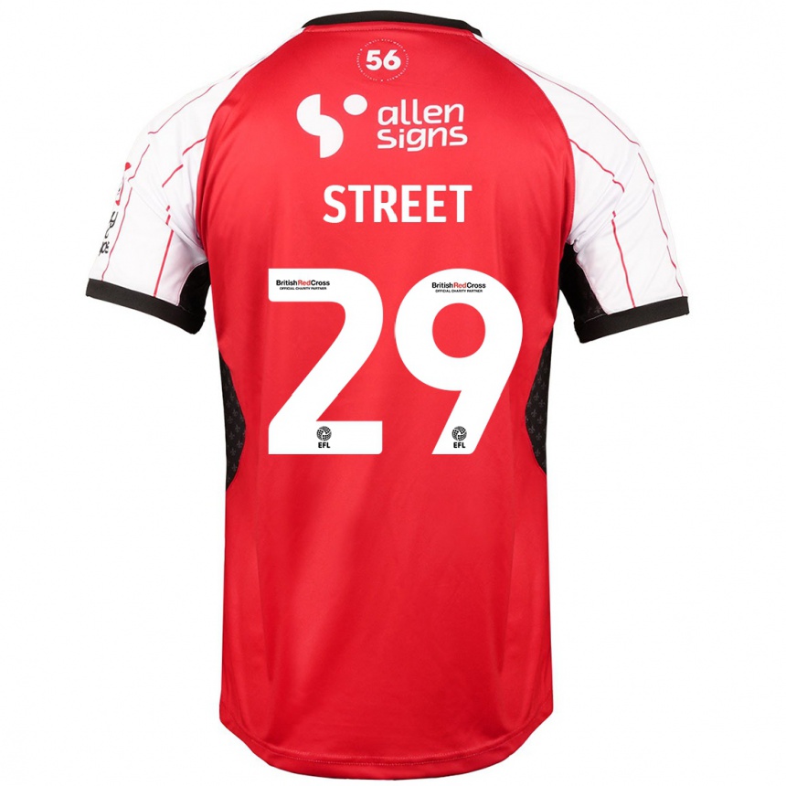 Kids Football Robert Street #29 White Home Jersey 2024/25 T-Shirt Za