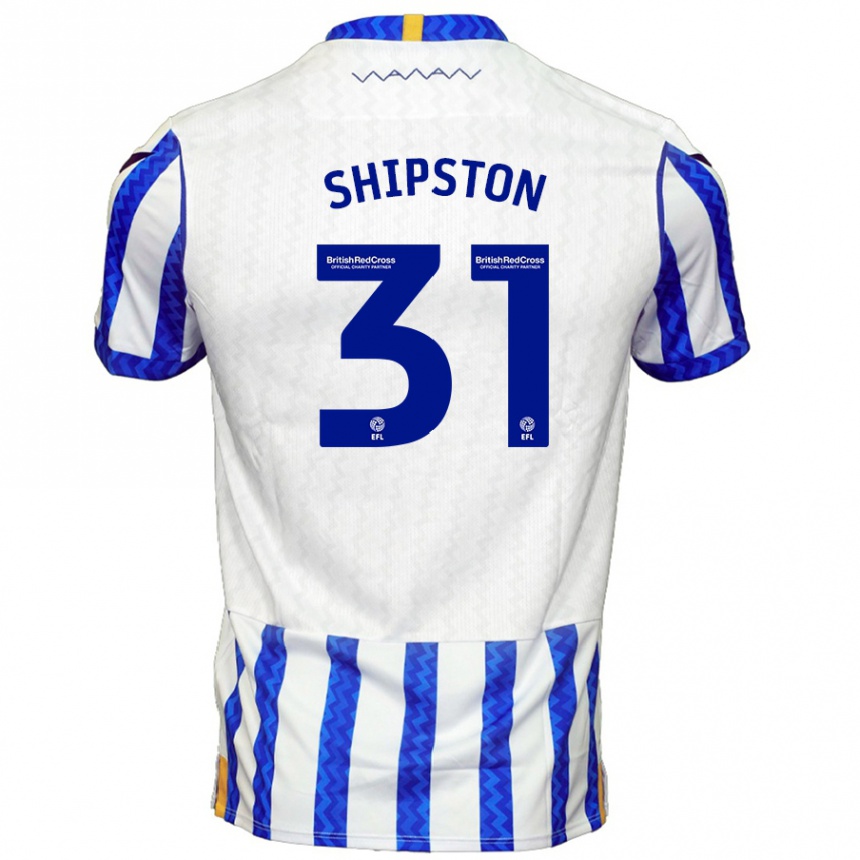 Kids Football Rio Shipston #31 Blue White Home Jersey 2024/25 T-Shirt Za