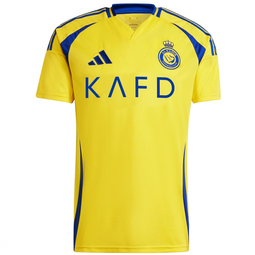 Kids Football Sara Khalid #1 Yellow Blue Home Jersey 2024/25 T-Shirt Za