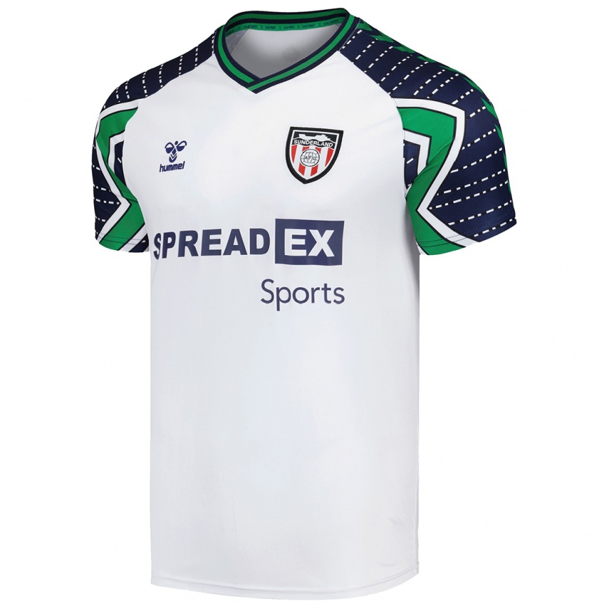 Kids Football Megan Beer #19 White Away Jersey 2024/25 T-Shirt Za