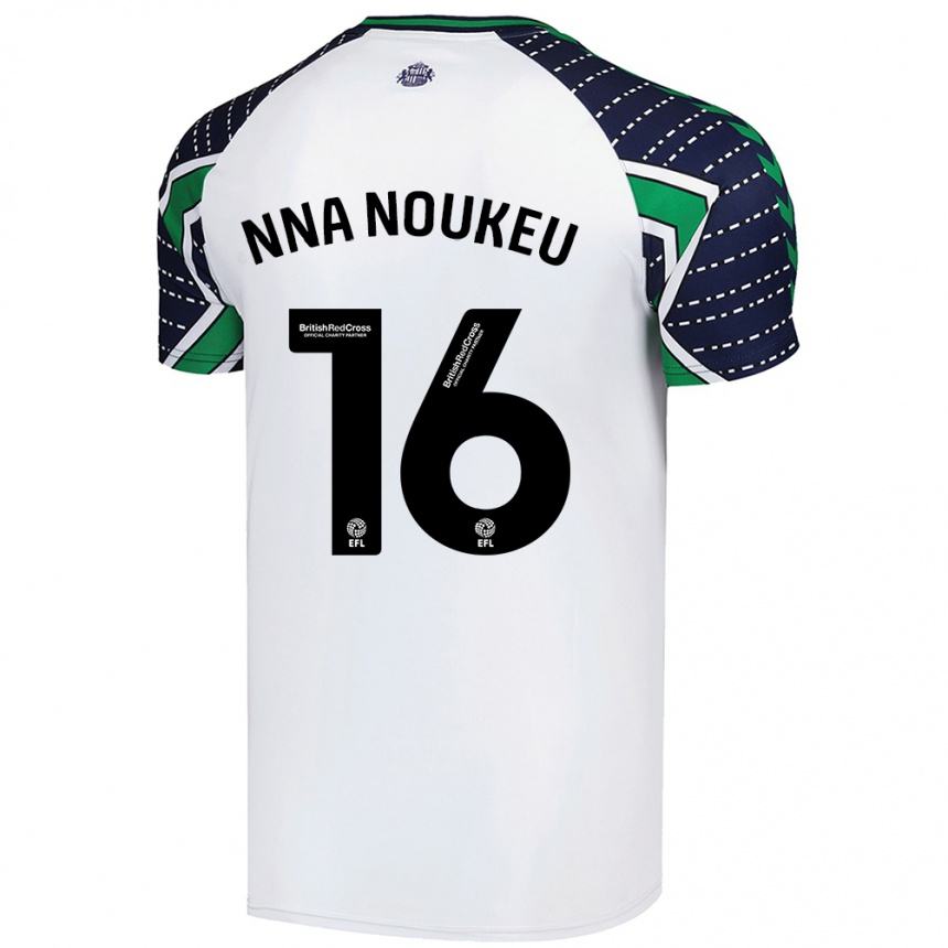 Kids Football Blondy Nna Noukeu #16 White Away Jersey 2024/25 T-Shirt Za