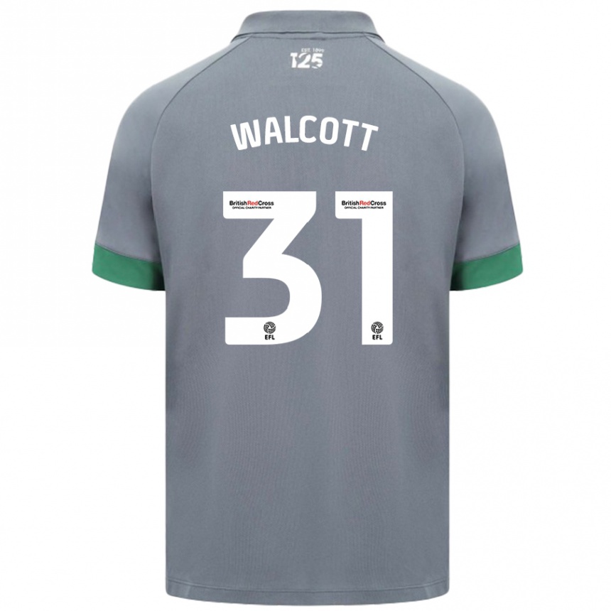 Kids Football Malachi Fagan Walcott #31 Dark Gray Away Jersey 2024/25 T-Shirt Za