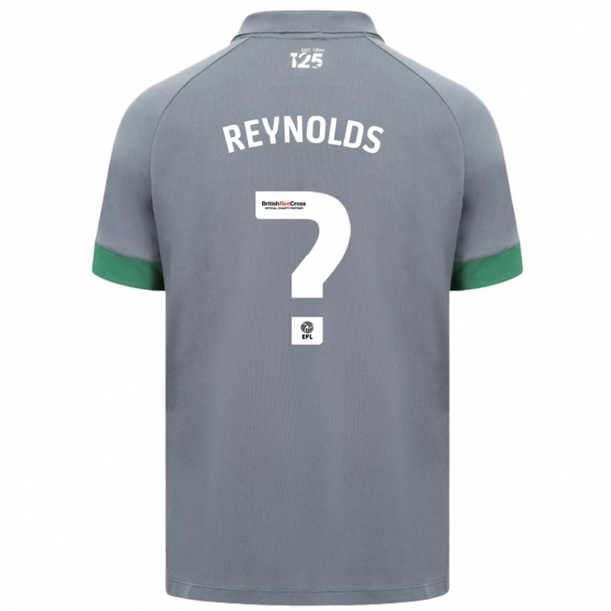 Kids Football Oliver Reynolds #0 Dark Gray Away Jersey 2024/25 T-Shirt Za