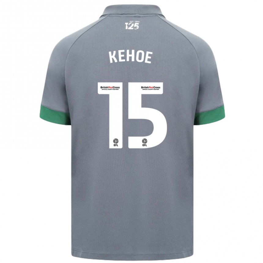 Kids Football Molly Kehoe #15 Dark Gray Away Jersey 2024/25 T-Shirt Za