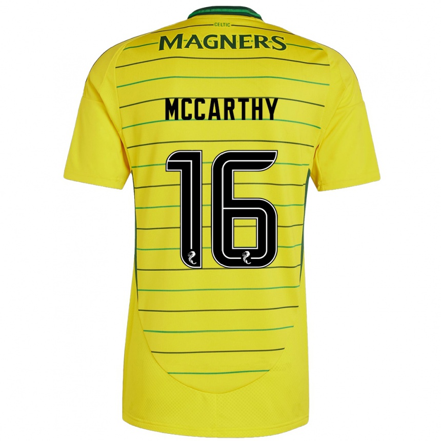 Kids Football James Mccarthy #16 Yellow Away Jersey 2024/25 T-Shirt Za