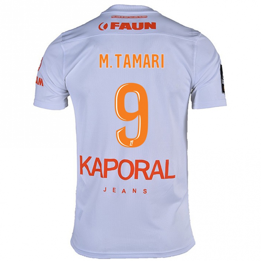 Kids Football Mousa Tamari #9 White Away Jersey 2024/25 T-Shirt Za