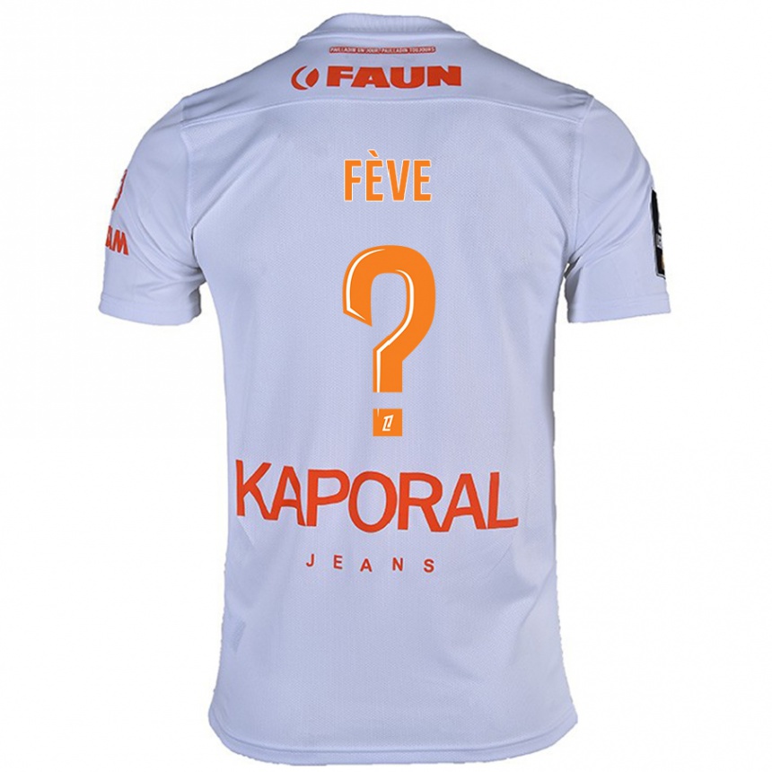 Kids Football Lino Fève #0 White Away Jersey 2024/25 T-Shirt Za