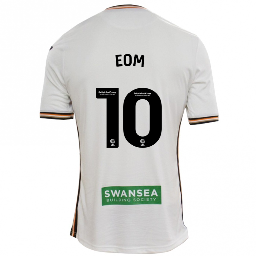 Men Football Ji-Sung Eom #10 White Home Jersey 2024/25 T-Shirt Za