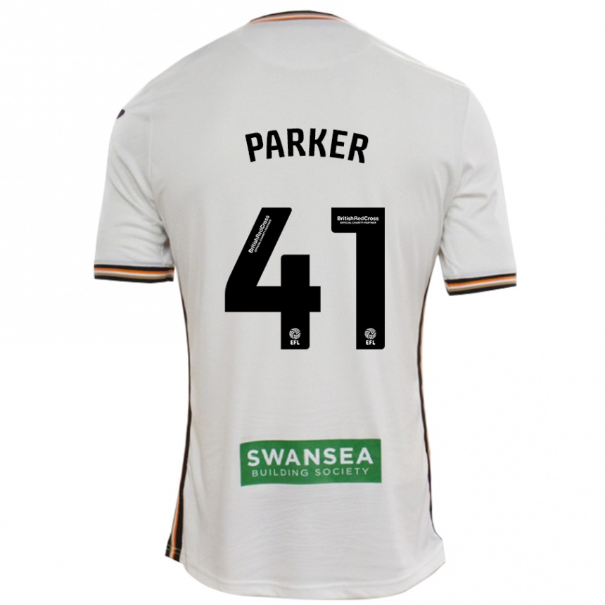 Men Football Sam Parker #41 White Home Jersey 2024/25 T-Shirt Za