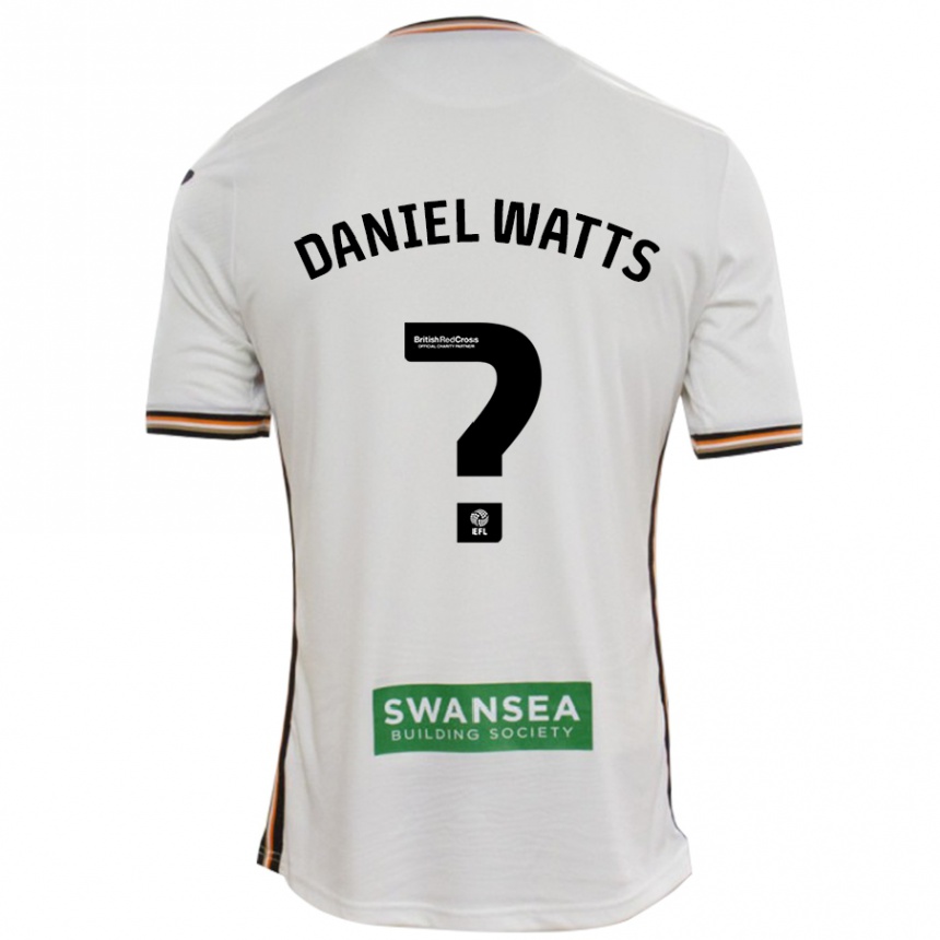 Men Football Daniel Watts #0 White Home Jersey 2024/25 T-Shirt Za