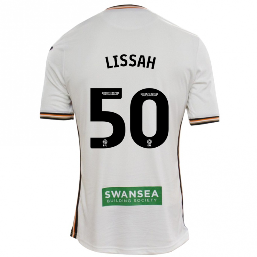 Men Football Filip Lissah #50 White Home Jersey 2024/25 T-Shirt Za