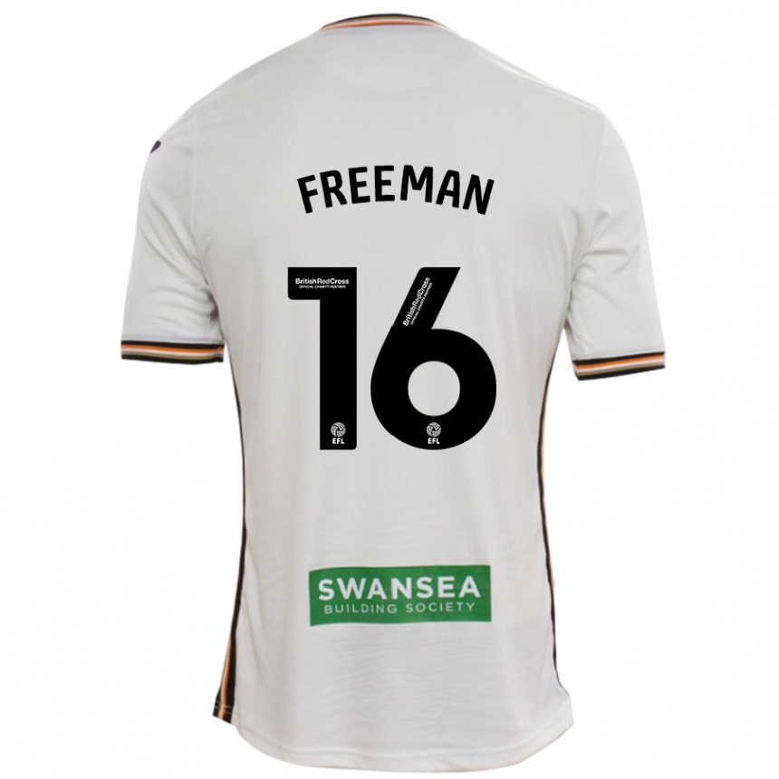 Men Football Emily Freeman #16 White Home Jersey 2024/25 T-Shirt Za