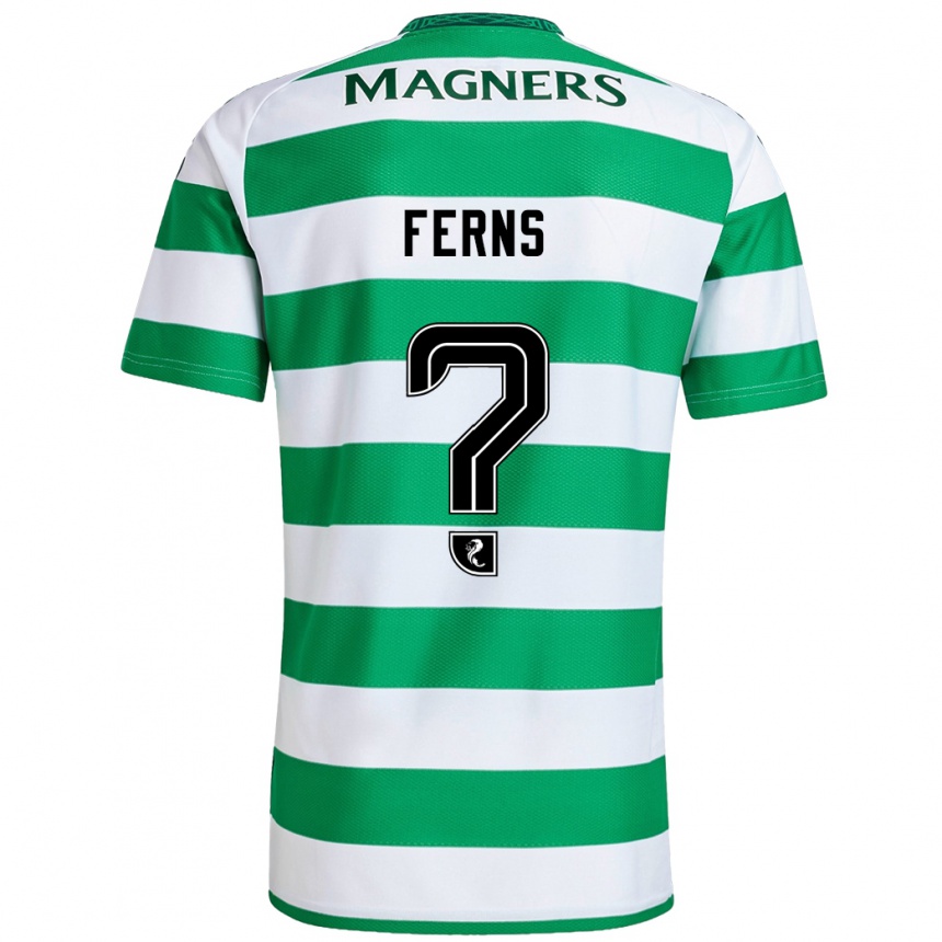 Men Football Ronan Ferns #0 Green White Home Jersey 2024/25 T-Shirt Za