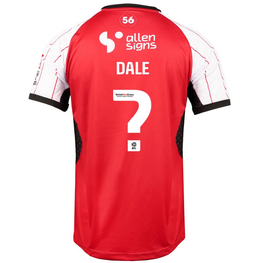 Men Football Harry Dale #0 White Home Jersey 2024/25 T-Shirt Za