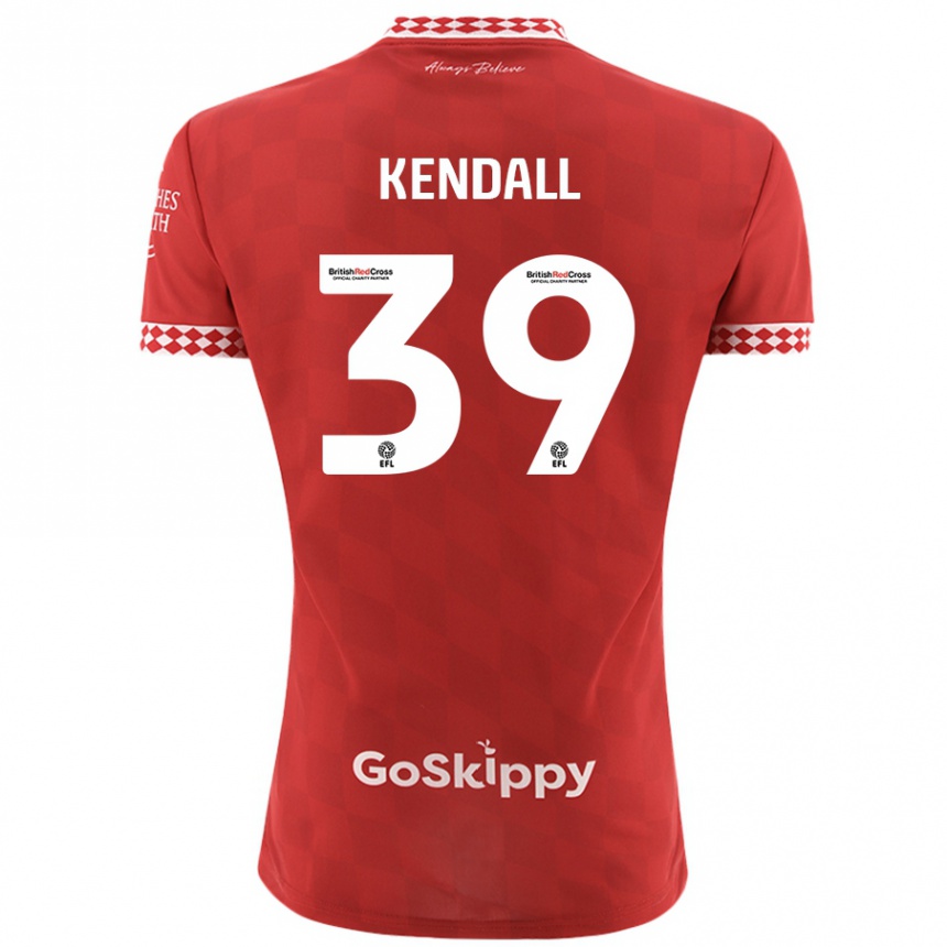 Men Football Maya Kendall #39 Red Home Jersey 2024/25 T-Shirt Za