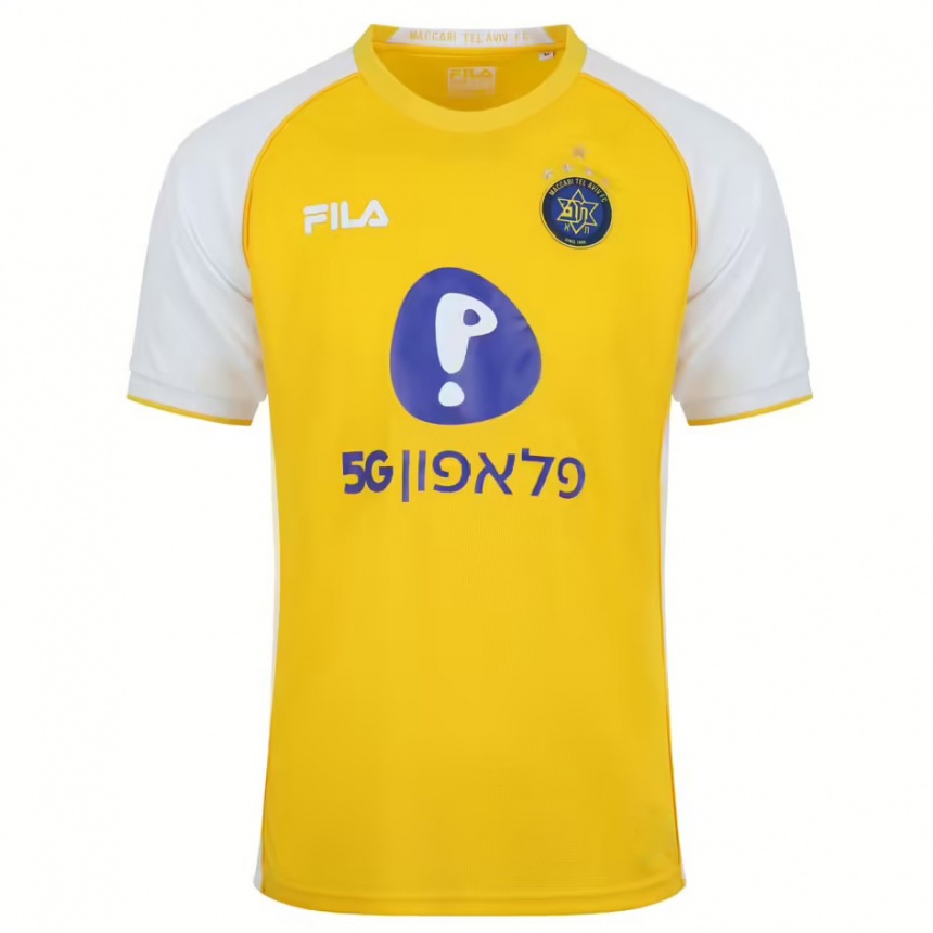 Men Football Gabi Kanichowsky #16 Yellow White Home Jersey 2024/25 T-Shirt Za