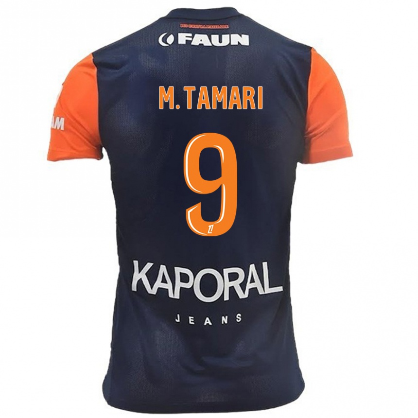 Men Football Mousa Tamari #9 Navy Blue Orange Home Jersey 2024/25 T-Shirt Za