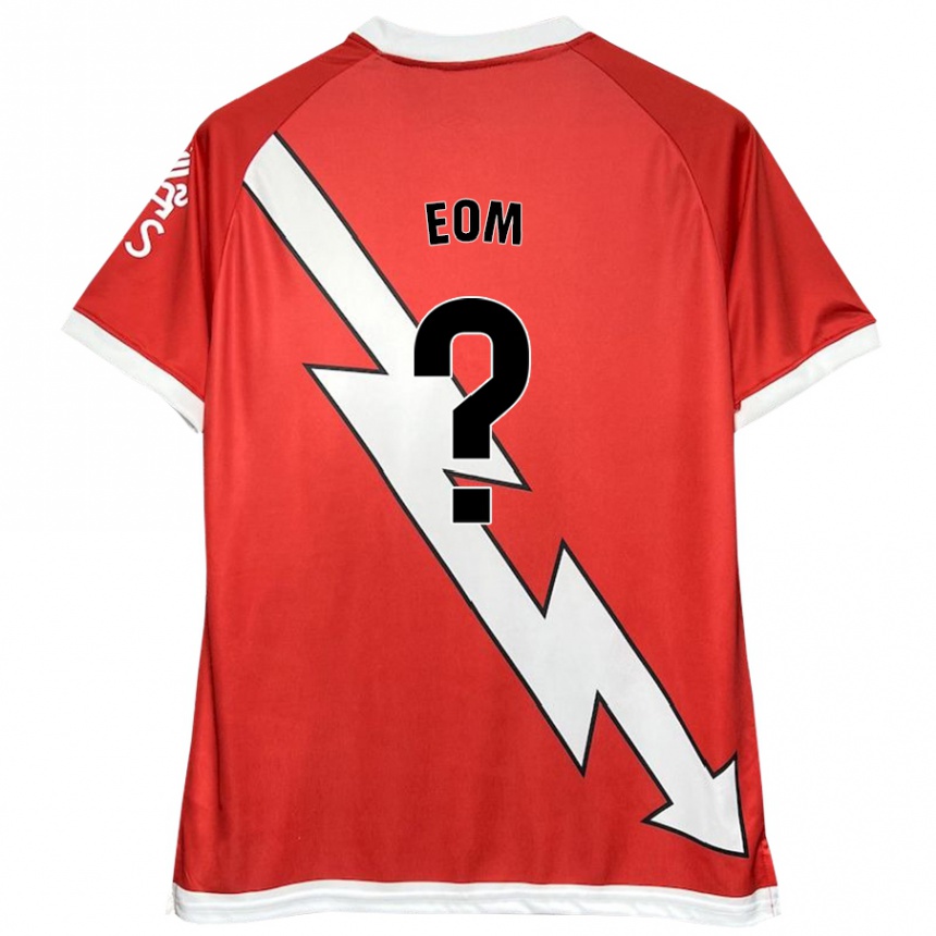 Men Football Dong-Geon Eom #0 White Red Home Jersey 2024/25 T-Shirt Za