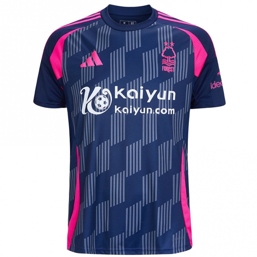 Men Football Dale Taylor #0 Royal Blue Pink Away Jersey 2024/25 T-Shirt Za