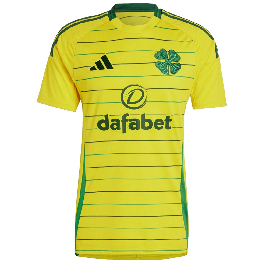 Men Football Conor Daly #0 Yellow Away Jersey 2024/25 T-Shirt Za