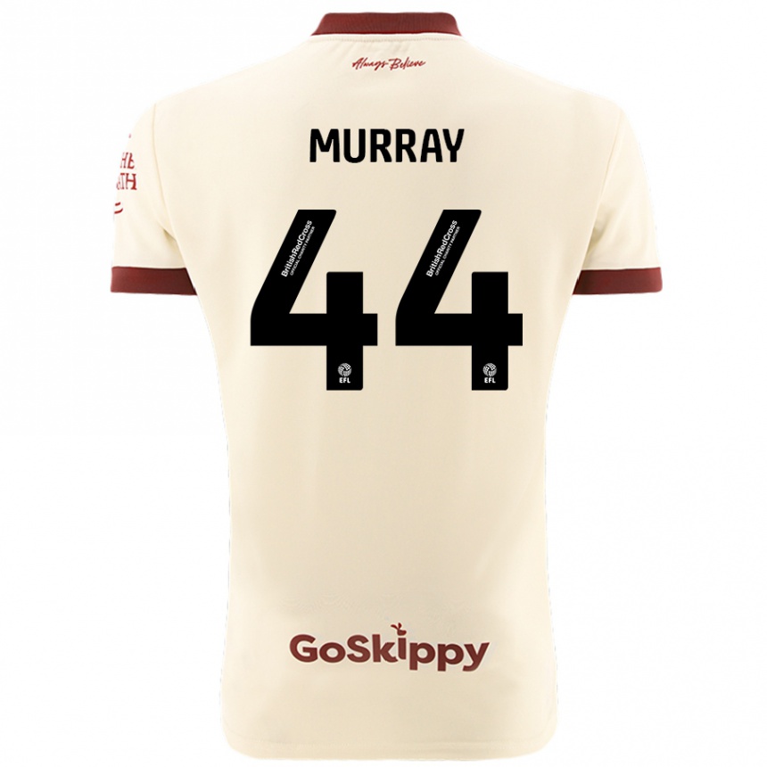 Men Football Satara Murray #44 Cream White Away Jersey 2024/25 T-Shirt Za