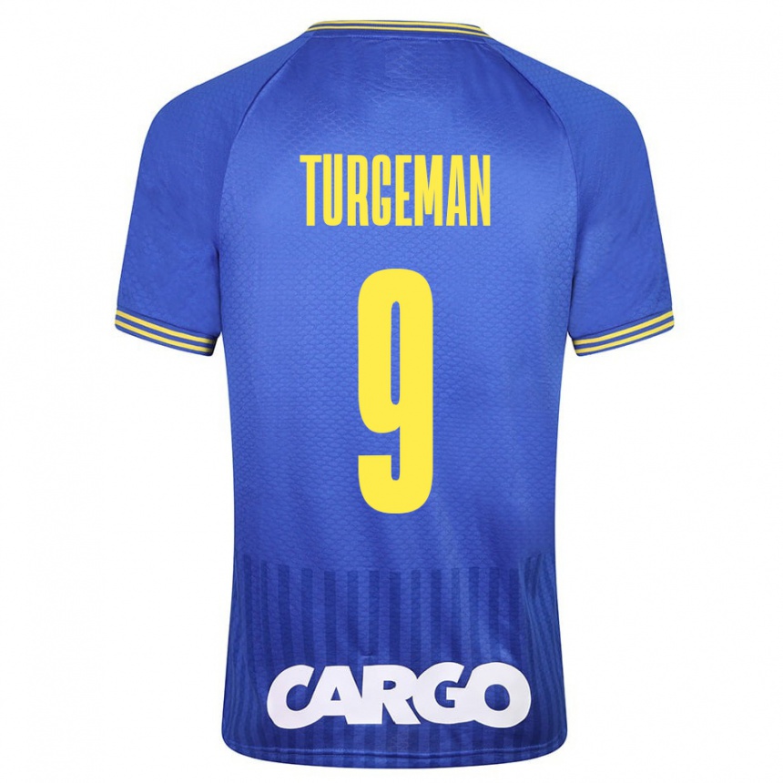 Men Football Dor Turgeman #9 White Away Jersey 2024/25 T-Shirt Za