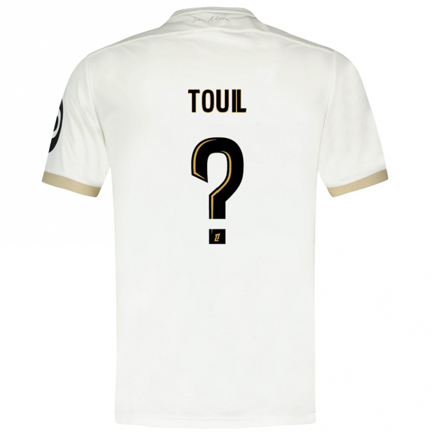 Men Football Yanis Touil #0 White Gold Away Jersey 2024/25 T-Shirt Za