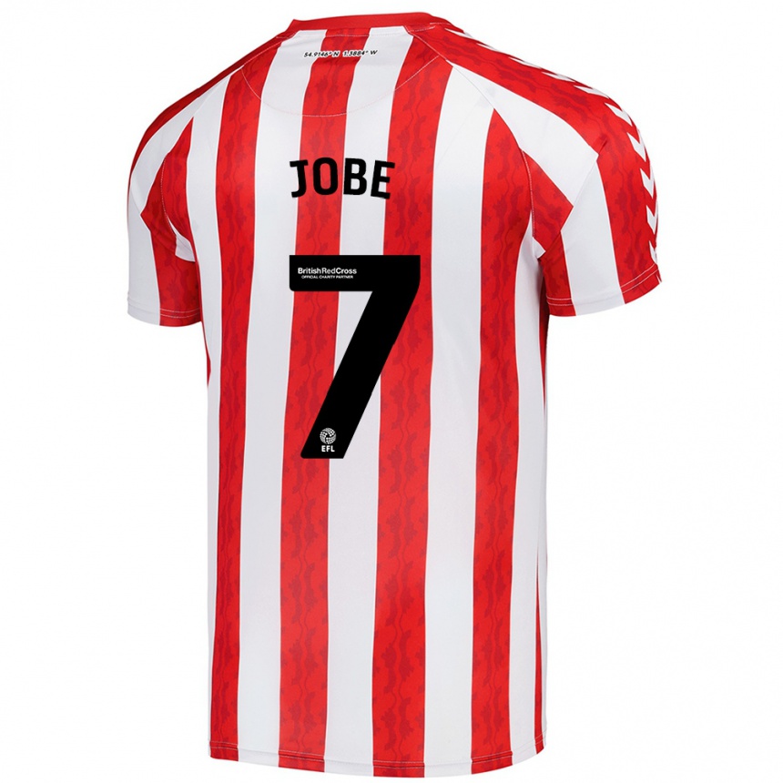 Women Football Jobe Bellingham #7 Red White Home Jersey 2024/25 T-Shirt Za