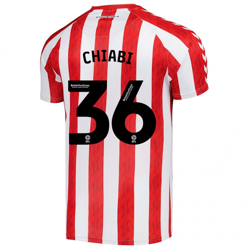 Women Football Tom Chiabi #36 Red White Home Jersey 2024/25 T-Shirt Za