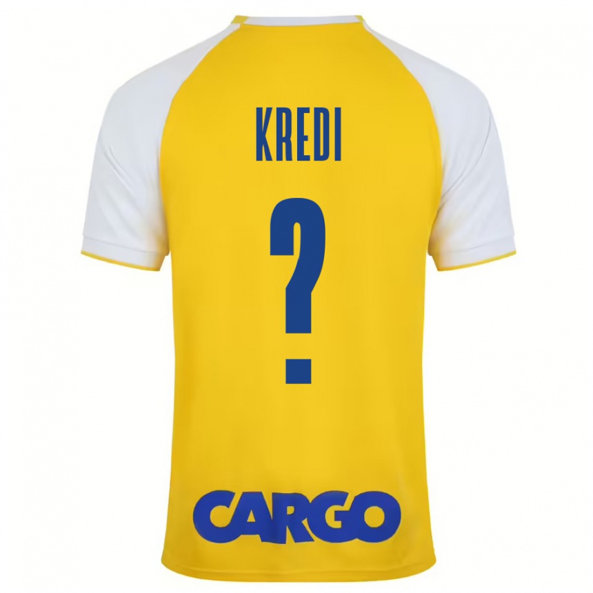 Women Football Amit Kredi #0 Yellow White Home Jersey 2024/25 T-Shirt Za