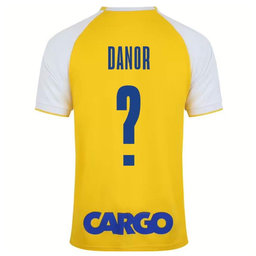 Women Football Yaheli Danor #0 Yellow White Home Jersey 2024/25 T-Shirt Za