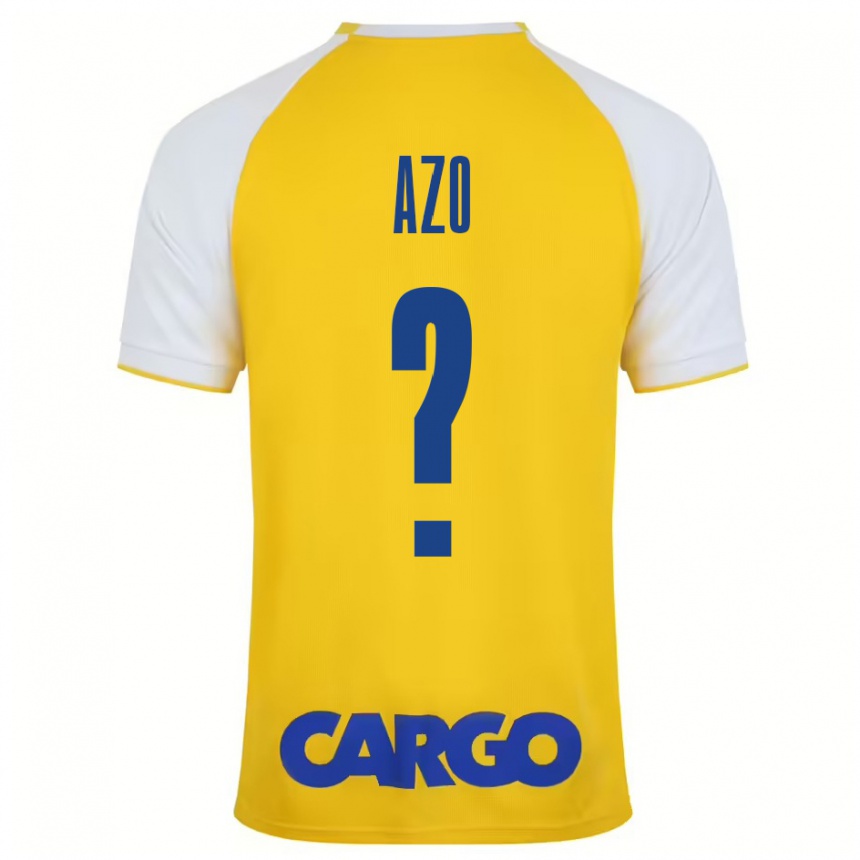 Women Football Ori Azo #0 Yellow White Home Jersey 2024/25 T-Shirt Za