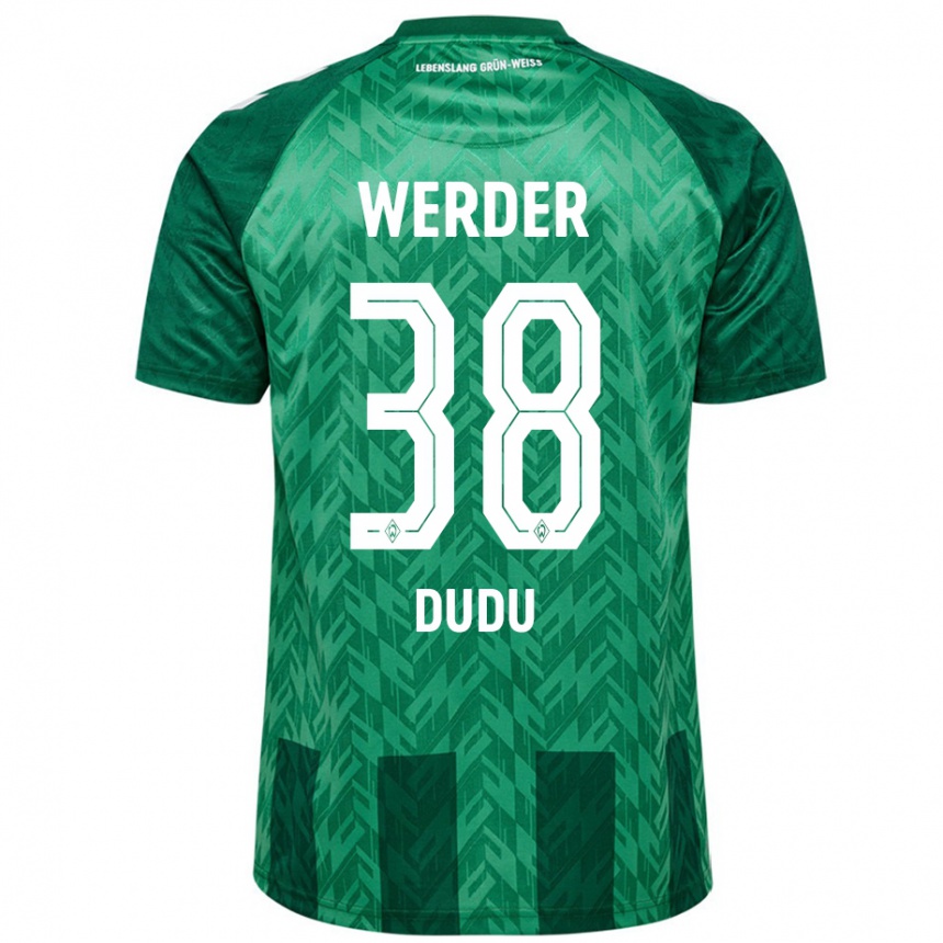 Women Football Dudu #38 Green Home Jersey 2024/25 T-Shirt Za