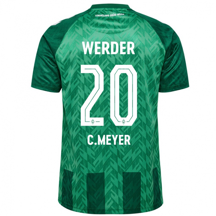 Women Football Christin Meyer #20 Green Home Jersey 2024/25 T-Shirt Za