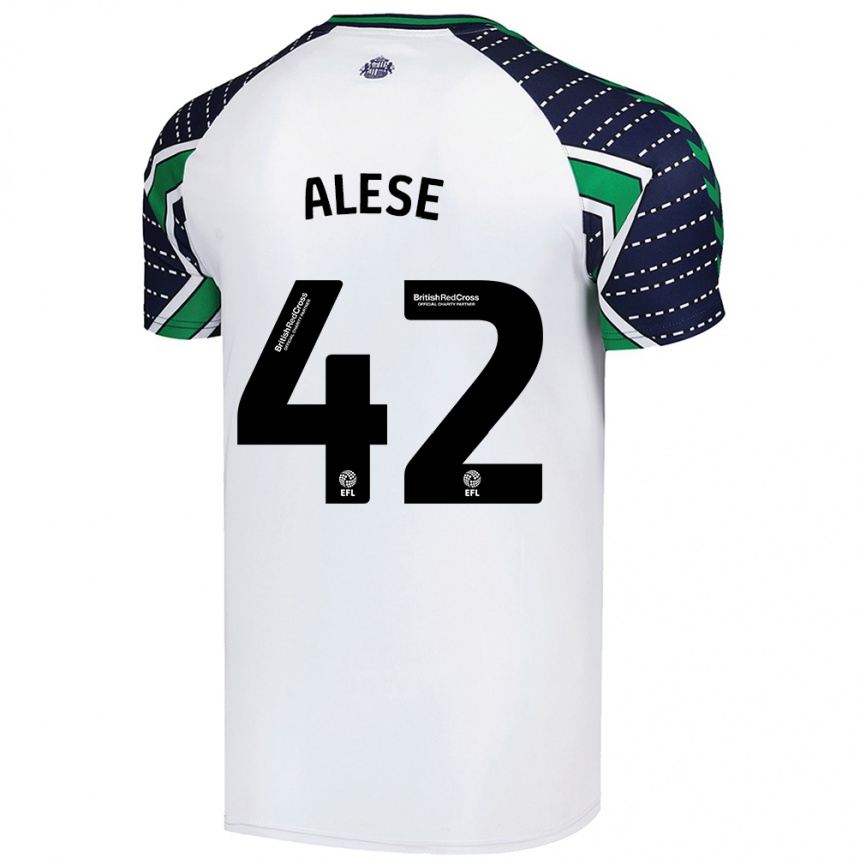 Women Football Aji Alese #42 White Away Jersey 2024/25 T-Shirt Za