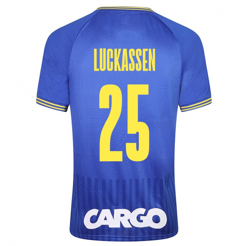 Women Football Derrick Luckassen #25 White Away Jersey 2024/25 T-Shirt Za