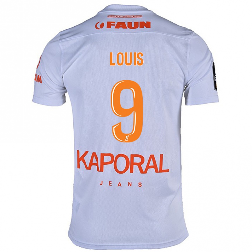 Women Football Kethna Louis #9 White Away Jersey 2024/25 T-Shirt Za